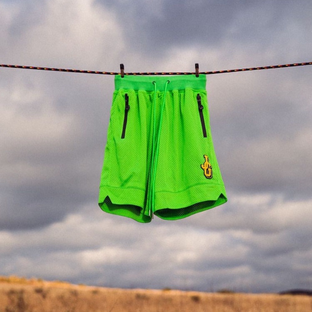 John Geiger co lime shorts.